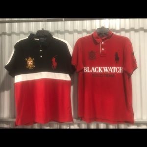 Mens vintage polos both in size X-Large